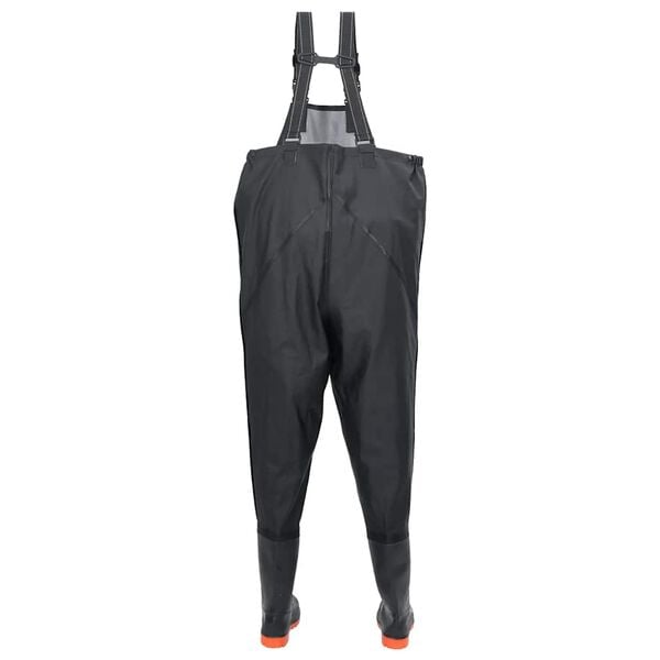 vidaXL Cuissardes avec bottes noir taille 42