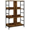 vidaXL Biblioth&egrave;que ch&ecirc;ne fum&eacute; 78,5x33x117,5 cm bois d'ing&eacute;nierie