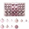 vidaXL Ensemble de boules de No&euml;l 100 pcs Rose