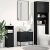 vidaXL Meuble de Lavabo de Salle de Bain Chêne noir 60 x 30 x 60 cm