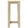 vidaXL Table de bar ch&ecirc;ne sonoma 51x50x103,5 cm bois d'ing&eacute;nierie