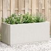 vidaXL Jardini&egrave;re blanc 80x36x35 cm PP