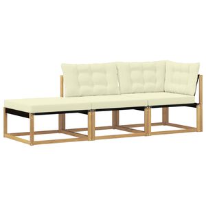 vidaXL Unit&eacute; de canap&eacute; sectionnel Blanc 241,5 x 83 x 73 cm
