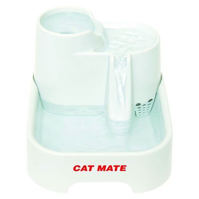 FLAMINGO Fontaine à eau Cat Mate 20,4x24,5x17,3 cm 2 L Blanc