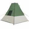 vidaXL Tente Tipi avec toit Vert 383 x 338 x 217 cm taffetas