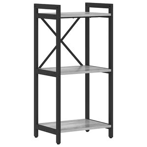 vidaXL &Eacute;tag&egrave;re 40 x 30 x 85 cm Bois d'ing&eacute;nierie Sonoma gris