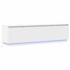 vidaXL Meuble TV 180 x 38 x 49 cm Blanc Bois d'ing&eacute;nierie