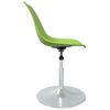vidaXL Chaises pivotantes &agrave; manger lot de 6 vert PP