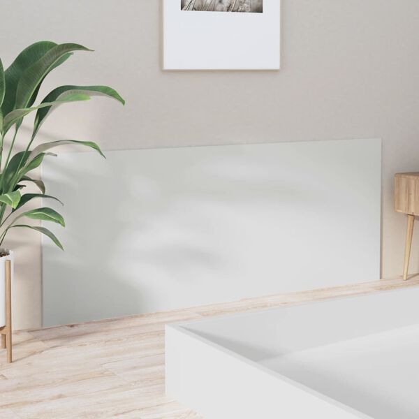 vidaXL Tête de lit Blanc brillant 200x1,5x80 cm Bois d'ingénierie