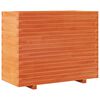 vidaXL Jardini&egrave;re cire marron 90x40x72 cm bois de pin massif