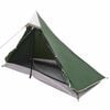 vidaXL Tente de randonn&eacute;e 222 x 85 x 125 cm Vert