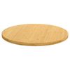 vidaXL Dessus de table &Oslash;60x2,5 cm bambou