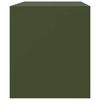 vidaXL Meubles TV 2 pcs vert olive 67x39x44 cm acier