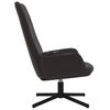 vidaXL Chaise de relaxation Marron brillant Similicuir