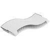 vidaXL Matelas &agrave; ressorts bonnell moyen 90x200 cm