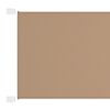 vidaXL Auvent vertical Taupe 140x420 cm Tissu oxford