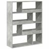 vidaXL Biblioth&egrave;que gris b&eacute;ton 100x33x125,5 cm bois d'ing&eacute;nierie