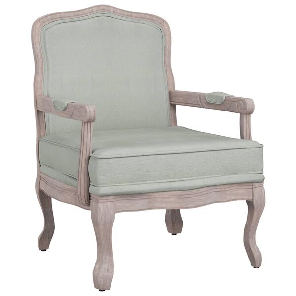 vidaXL Fauteuil gris clair 64x64x90 cm velours