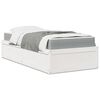 vidaXL Lit avec matelas blanc 90x190 cm bois massif de pin