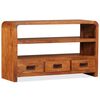 vidaXL Meuble TV Bois d'acacia solide 90 x 30 x 55 cm