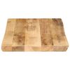 vidaXL Dessus de table bord vivant 70x40x2,5 cm bois de manguier brut