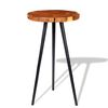 vidaXL Table de bar Bois d'acacia massif (55-60)x110 cm