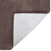 vidaXL Tapis peluche Taupe 230x160 cm
