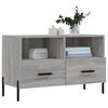 vidaXL Meuble TV Sonoma gris 80x36x50 cm Bois d'ingénierie