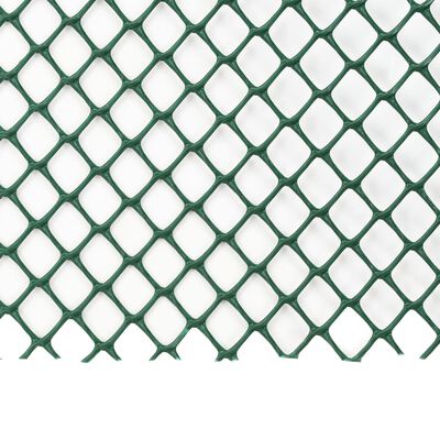 vidaXL Maille de clôture de jardin PEHD 10x2 m Vert