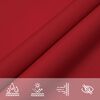 vidaXL Voile de parasol tissu oxford rectangulaire 4x5 m rouge