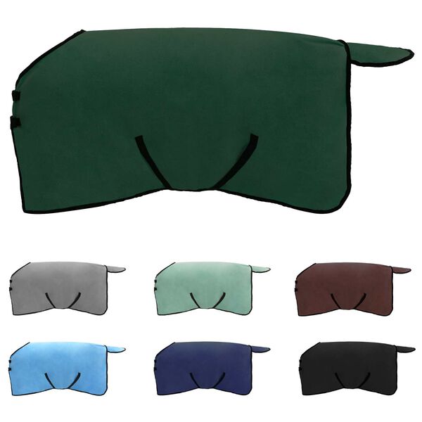 vidaXL Couverture &Eacute;quine Vert fonc&eacute; complet Polyester