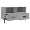 vidaXL Meuble TV Sonoma gris 80x36x50 cm Bois d'ingénierie