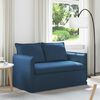 vidaXL Canap&eacute; 120cm Bleu M&eacute;tал