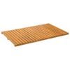 vidaXL Tapis de bain Uni Marron 80 x 50 cm Bois d'Acacia Massif
