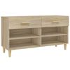 vidaXL Armoire &agrave; chaussures Ch&ecirc;ne sonoma 102x35x55cm Bois d'ing&eacute;nierie