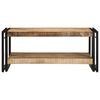 vidaXL Table basse 90x50x38 cm bois de manguier massif brut