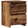 vidaXL Table de chevet vieux bois 30x30x40 cm bois d'ing&eacute;nierie