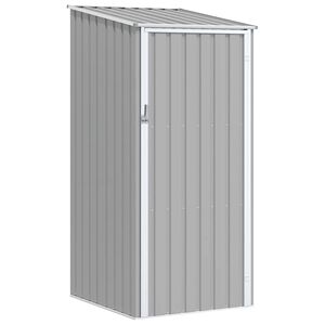 vidaXL Abri de jardin Gris 87x98x159 cm Acier galvanis&eacute;