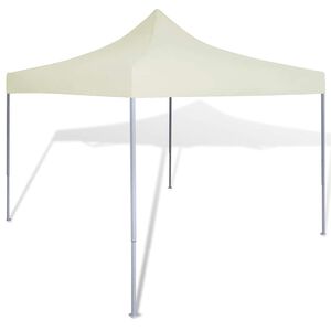 vidaXL Tente pliable Cr&egrave;me 3 x 3 m