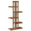 vidaXL Support de Plante Naturel 68 x 23,5 x 140 cm