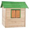 vidaXL Maison de jeu pour enfants Bois de sapin Vert