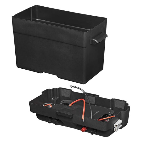 ProPlus Bac &agrave; batterie avec USB et voltm&egrave;tre 35x18x23 cm
