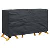 vidaXL Housse pour meubles Uni Noir 180 x 70 x 90 cm 210D