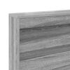 vidaXL T&ecirc;te de lit de rangement Gris Sonoma 135 cm Bois d'ing&eacute;nierie