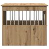 vidaXL Meuble de cage pour chiens ch&ecirc;ne artisanal 55x75x65 cm