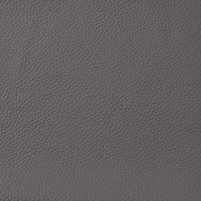 vidaXL Fauteuil inclinable électrique gris cuir véritable
