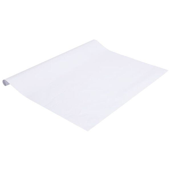 vidaXL Film pour fen&ecirc;tre d&eacute;poli blanc 60x500 cm PVC