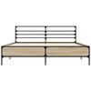 vidaXL Cadre de lit sans matelas chêne sonoma 160x200 cm