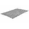 Bo-Camp Tapis d'ext&eacute;rieur Chill mat Wave 2,7x2 m L noir et blanc
