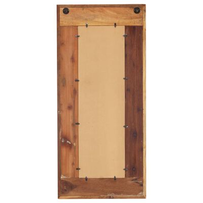 vidaXL Miroir avec revêtement Bouddha 50x110 cm Bois de récupération